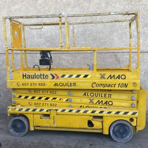Venta plataforma tijera Haulotte Compact 10N lateral - Xmaq